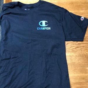 Navy blue champion shirt